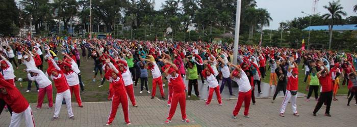 Pak Wali Imbau Warga Medan Senam Jantung Sehat