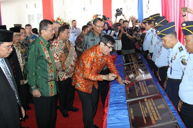 Menkum HAM Tambah Kapasitas Lapas 3.100 Orang di Sumut