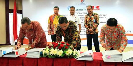 ANTAM dan Konsorsium WIKA-KHI Bersinergi