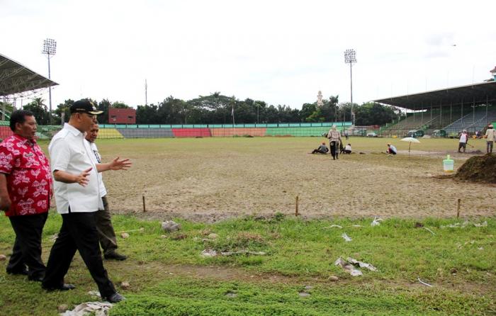 Wali Kota Tinjau Renovasi Stadion Teladan