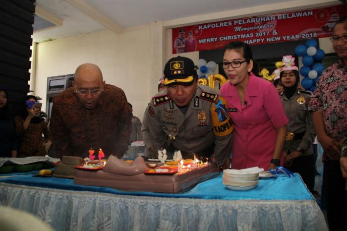 Syukuran HUT Kapolresta Pelabuhan Belawan