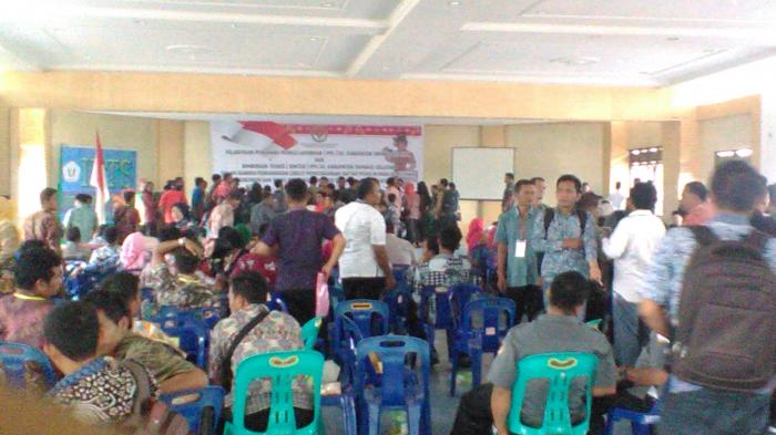 Sejumlah Warga Kota Padangsidimpuan Dilantik Jadi PPL Pemilu Kab Tapsel