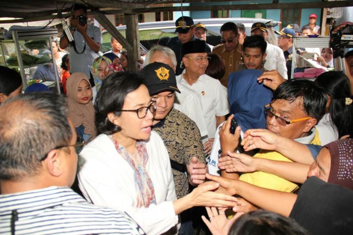 Menkeu Pantau Penyaluran Kredit UMi di Medan Belawan