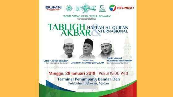 Besok, Pelindo 1 Gelar Tabligh Akbar di Belawan