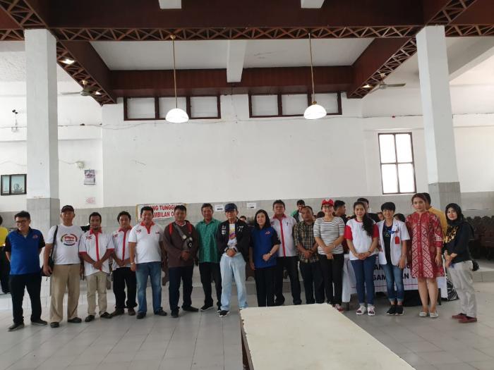 Perayaan Natal Bersama Pengemudi Ojek Online di Medan Dirangkai Pemeriksaan Kesehatan Gratis