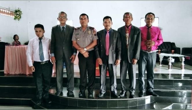 Kapolsek AKP Darwin Ginting Ajak Jemaat GPI Namorambe Jadi Mitra Jaga Kamtibmas