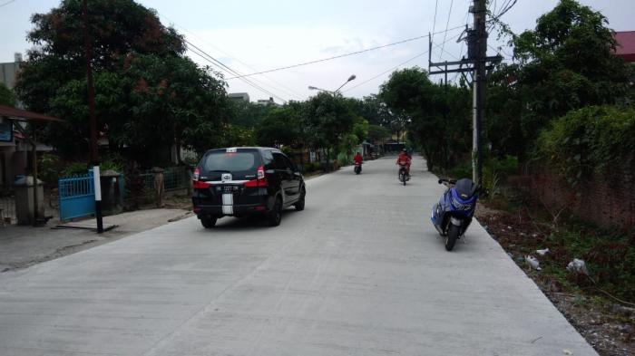 Jalan Tapian Nauli Kini Sudah Mulus
