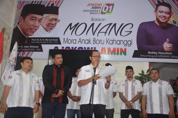 Relawan Monang Untuk Jokowi-Ma'ruf Amin Tabagsel Terbentuk