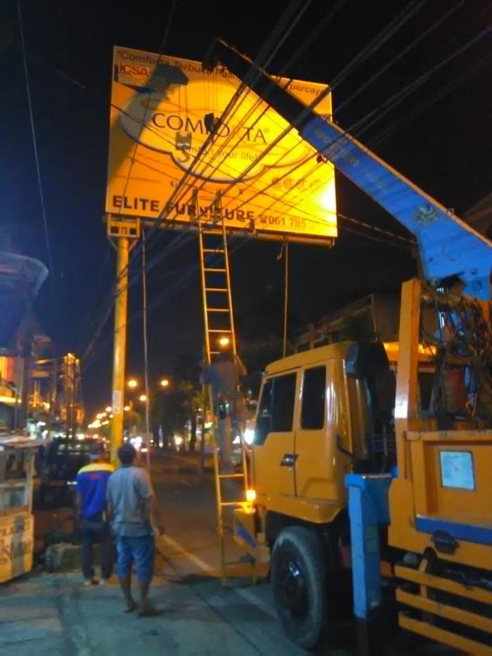 Pemko Masih Temukan Papan Reklame Bermasalah 