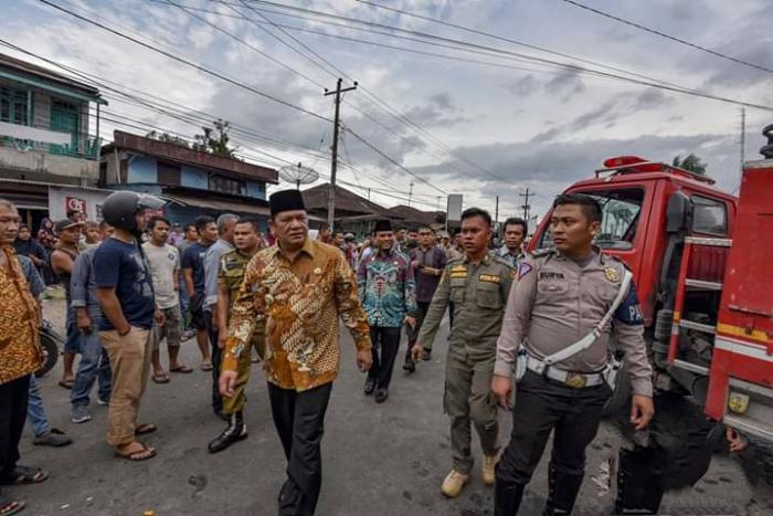 Walikota Padangsidimpuan Perintahkan OPD Lakukan Upaya Maksimal Bantu Warga Korban Kebakaran