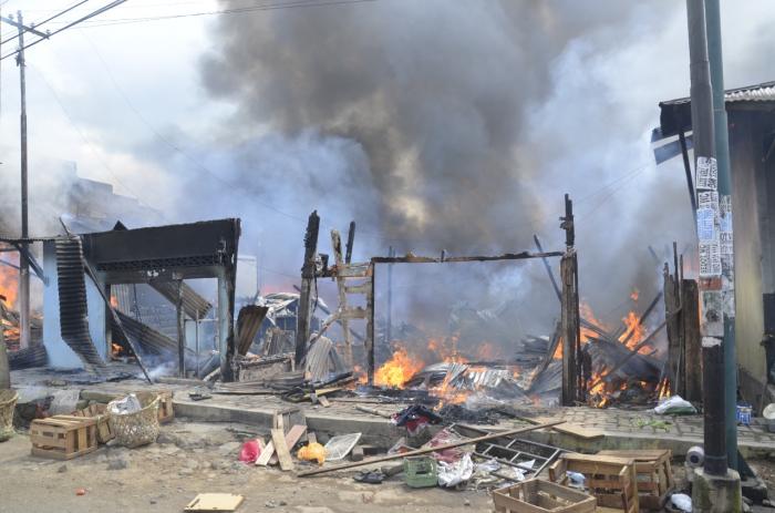 15 Rumah Diperkirakan Hangus Terbakar di Padangsidempuan