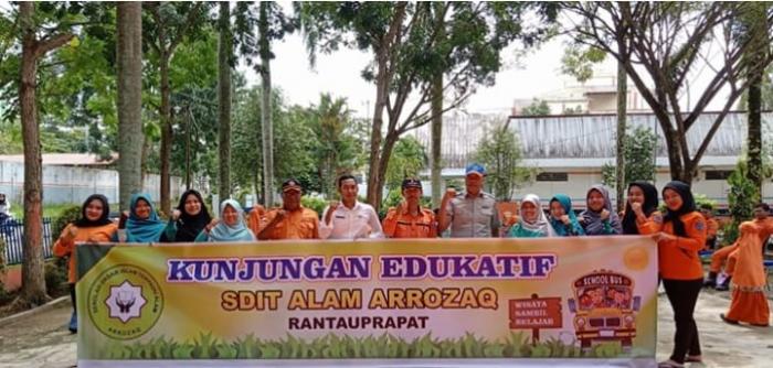 BPBD Labuhanbatu Penyuluhan Edukasi Kebencanaan Kepada Pelajar