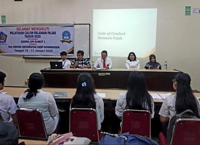 Kanwil DJP Sumut I Gembleng Mahasiswa UHN Medan Jadi Relawan Pajak