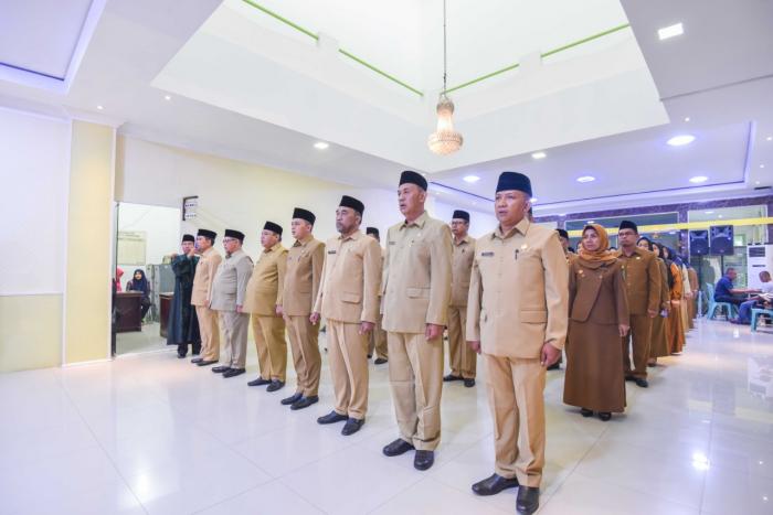 Walikota Padangsidimpuan Kukuhkan Sejumlah Jabatan Tinggi Pratama Administrator dan Pengawas
