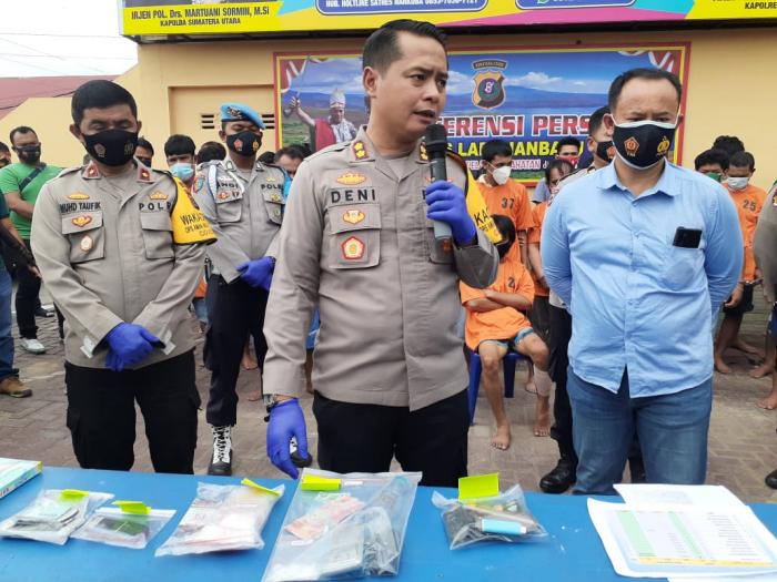 Awal Tahun 2021, Sebanyak 35 Orang Penyalahguna Narkoba Diamankan Polres Labuhanbatu