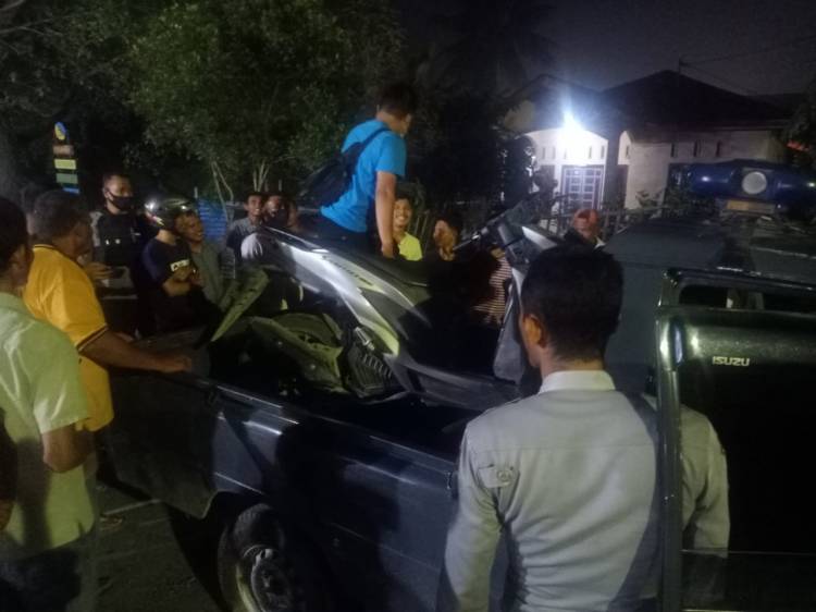 Wujudkan Sitkamtibmas Kondusif, Brimob Poldasu Laksanakan Patroli di Malam Hari