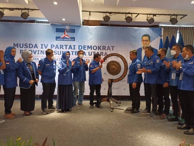 AHY Ingatkan Tiga Calon Ketua DPD Demokrat Sumut untuk Siap Menang dan Kalah