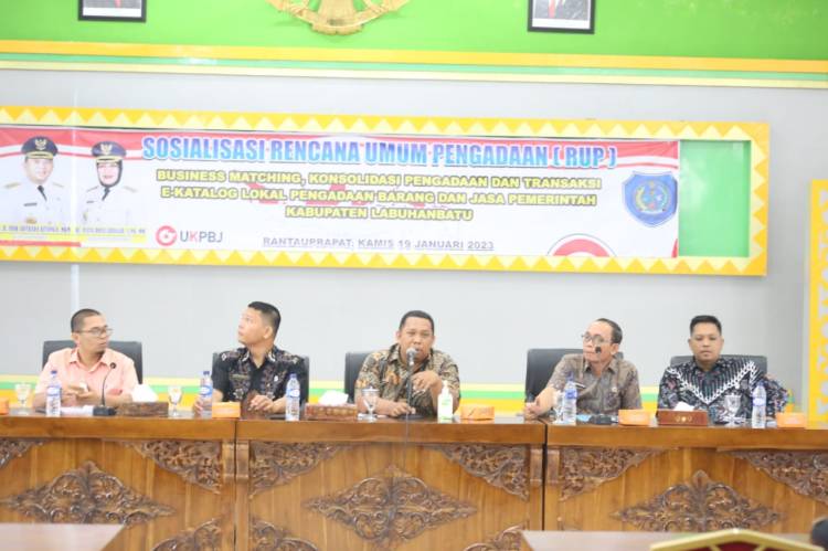 Asisten II Buka Sosialisasi Rencana Umum Pengadaan Barang dan Jasa