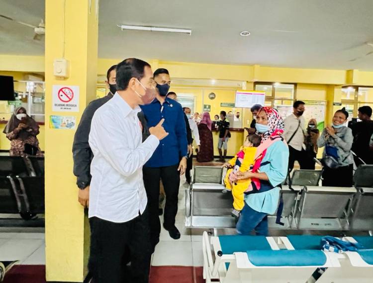 Presiden Jokowi Cek Pelayanan BPJS Kesehatan di Kota Pekanbaru