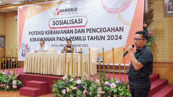Bawaslu Gandeng Tokoh Masyarakat Cegah Kerawanan Pemilu 2024 di Kota Medan