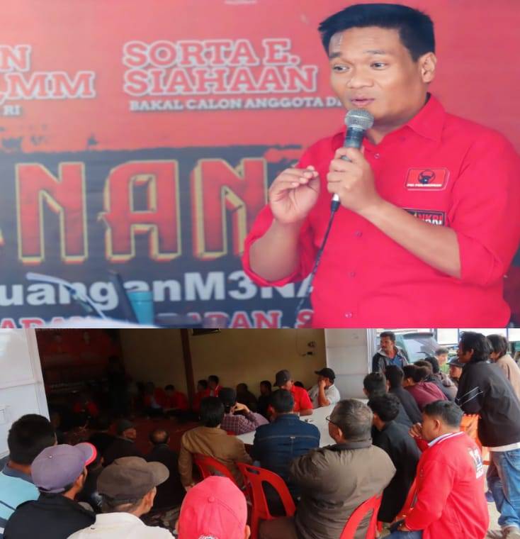 Dr.Oloan P Nababan, SH,MH, Ketua DPC PDIP Humbahas Lanjutkan  Konsolidasi Di Doloksanggul