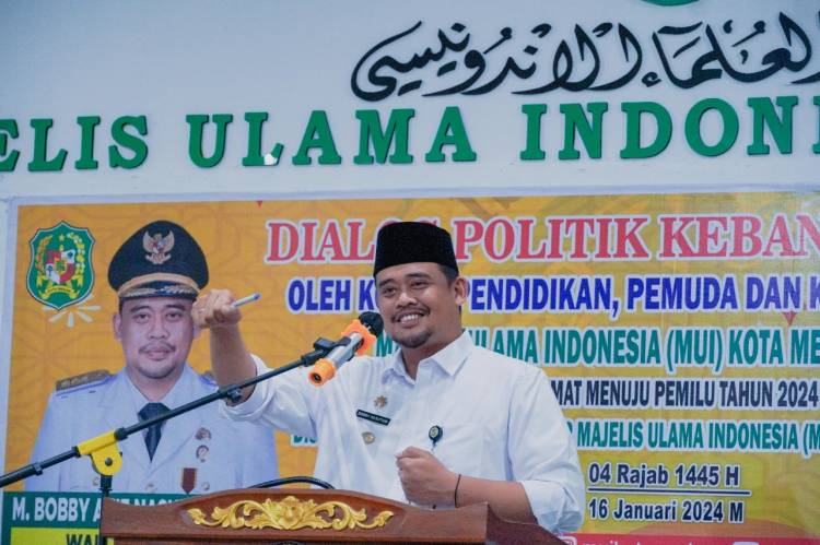 Buka Dialog Politik Kebangsaan, Bobby Nasution Ajak MUI Edukasi Masyarakat Gunakan Hak Pilih