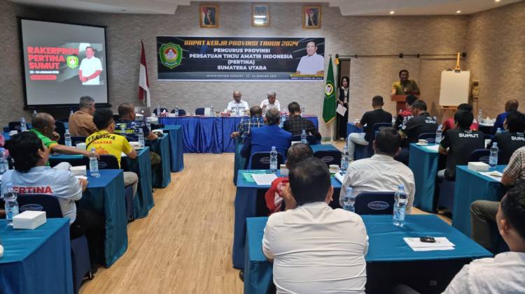 Laksanakan Amanah Anggaran Dasar, Pengprov Pertina Sumut Gelar Rapat Kerja