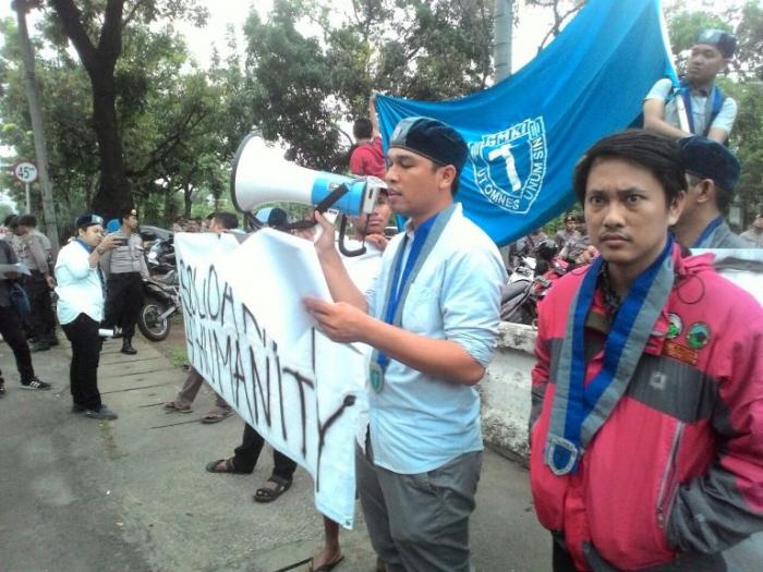 GMKI Demo Kedubes Amerika Serikat di Jakarta, Protes Pelarangan Warga 7 Negara Masuk AS