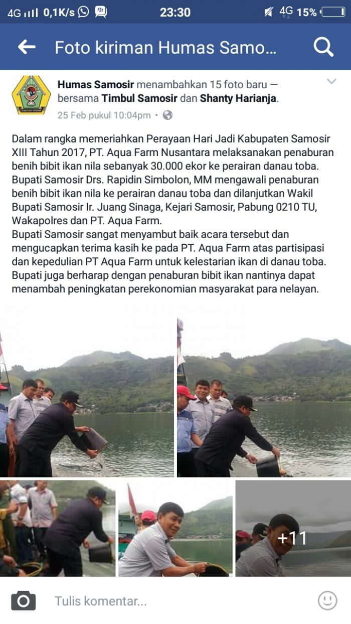 GMKI Sebut Bupati Samosir Gagal Paham Tentang Perlindungan dan Pengelolaan Lingkungan Hidup