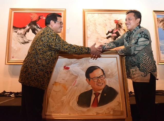 Buka Pameran Lukisan, Mas Pram: Jagoan Terkadang Tidak Perlu Mengepakkan Sayap