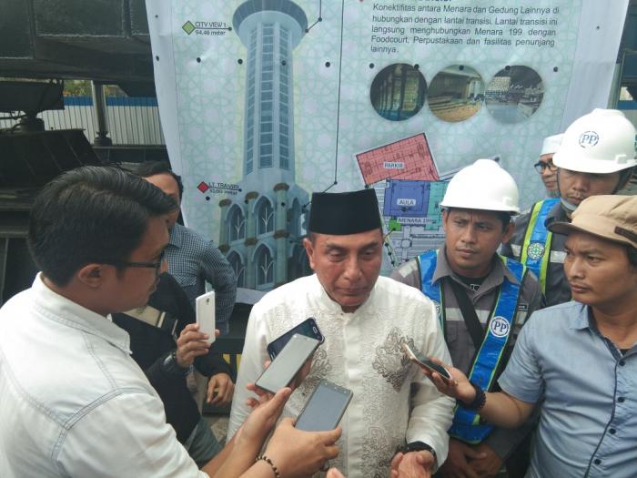 Ground Breaking Menara Masjid Agung: Tak Ada Kaitannya dengan Pilgubsu