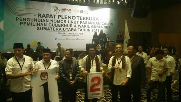 Edy-Ijeck Nomor Urut 1, Djarot-Sihar Nomor Urut 2