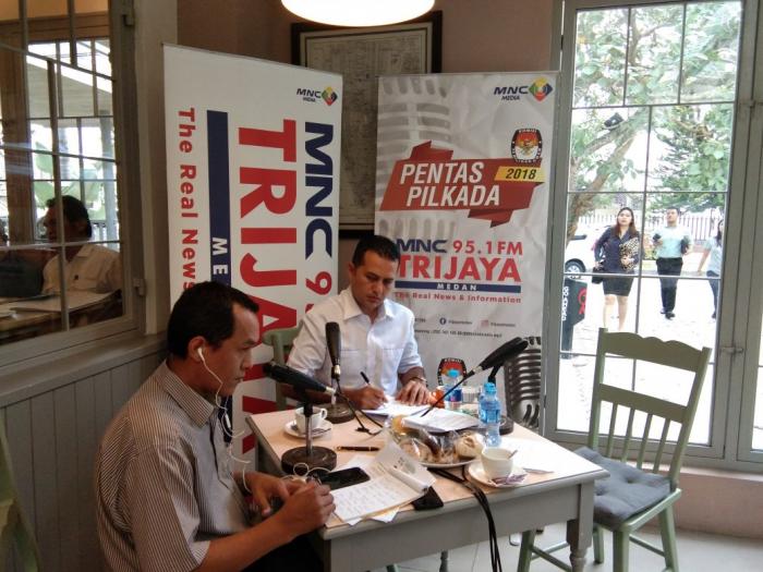Talkshow Trijaya FM, Cawagub Ijeck Beberkan Visi Sumut Bermartabat