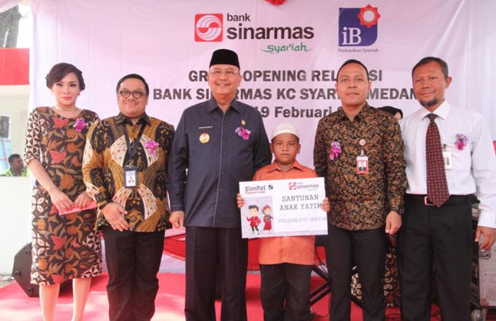 Wali Kota Resmikan Bank Sinarmas Kc Syariah Medan
