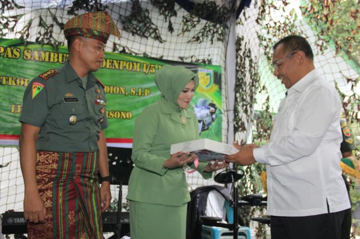 Wakil Wali Kota Hadiri Lepas Sambut Dandenpom I/5 Medan