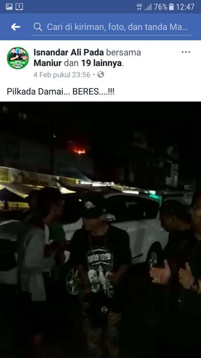 Heboh..Melalui FB Tim Bapaslon Pilkada Kota Padangsidimpuan Viralkan Lagu "Boikot Pemilu"