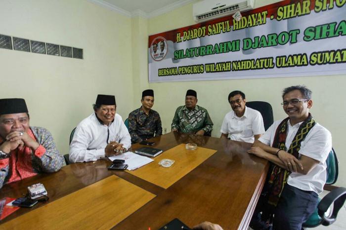 Bertemu PWNU Sumut, Djarot: Saya Keluarga Nahdliyin