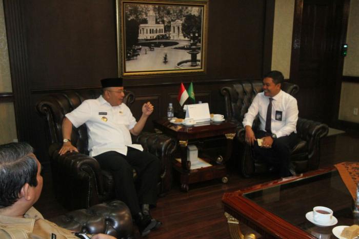 Kepala KPPU Perwakilan Daerah Medan Temui Wali Kota