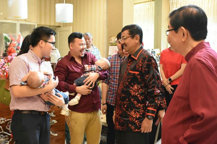 Imlek, Tengku Erry Silaturahmi Bersama Tokoh Tionghoa