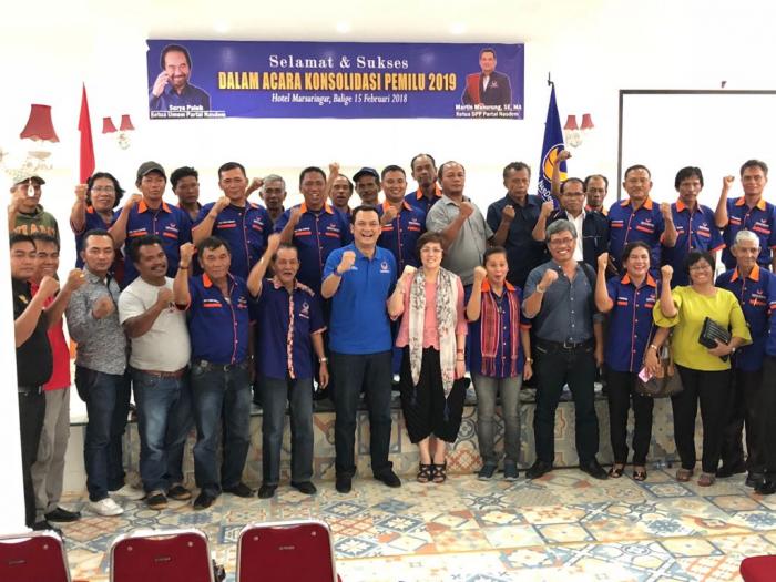 NasDem Tobasa Targetkan Menang Pemilu 2019