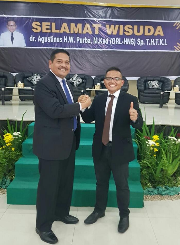 Parlindungan Purba Bersyukur Putranya Peroleh Gelar Dokter Spesialis