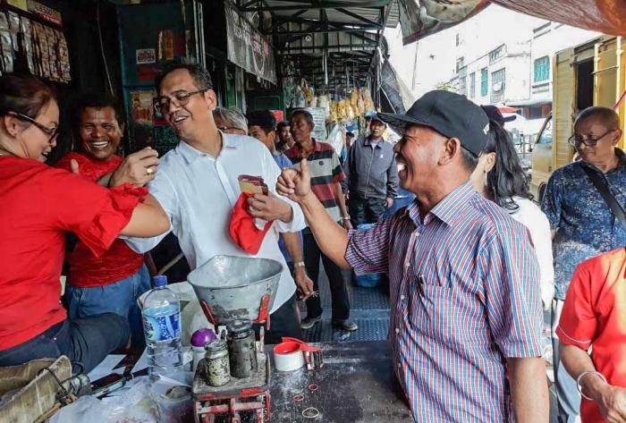 Ada-ada Saja Ulah Sihar, Bikin Heboh Pedagang di Pakam