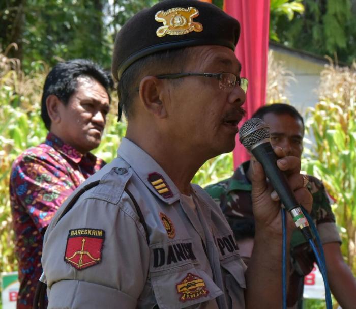 Kapolsek Pakkat AKP Dani Sembiring Akan Tanam Jagung dan Hasilnya Dibagikan ke Masyarakat