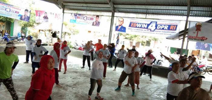 Warga STM Hilir Ikuti Gebyar Senam Ceria Bersama N4J