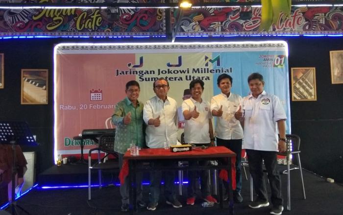 Jaringan Jokowi Millenial Sumut Deklarasi Menangkan Capres 01