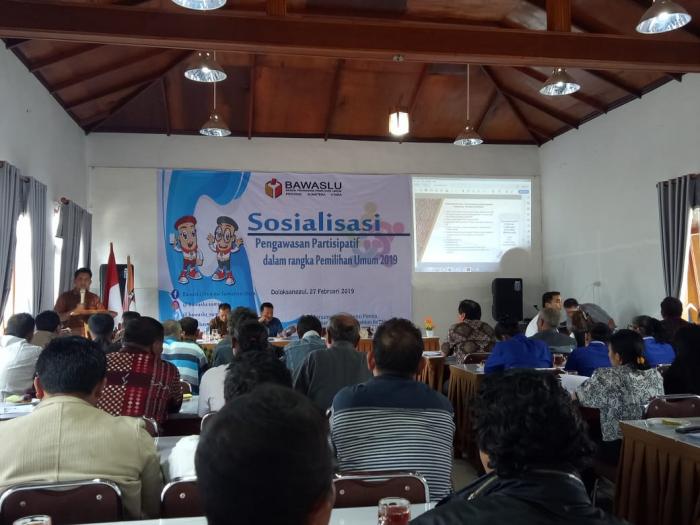 Bawaslu Sosialisasi Pengawasan Partisipatif Dalam Rangka Pemilu 2019 di Humbanghasundutan