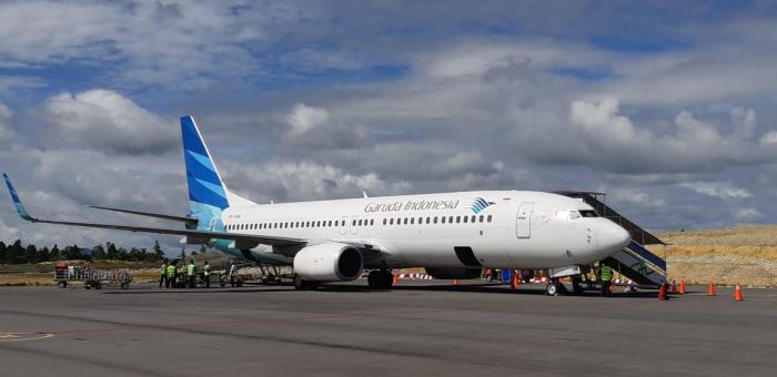 Garuda Indonesia Layani Rute Jakarta - Silangit dengan B737-800 NG