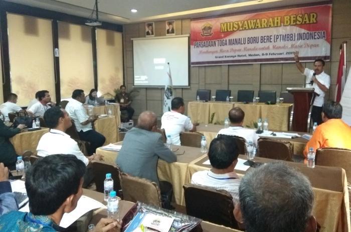 Marsekal Pertama TNI Raja Humuntal Manalu Beri Motivasi pada Mubes PTMBB di Medan