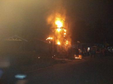 Travo PLN Terbakar, Warga Limbong Sempat Panik