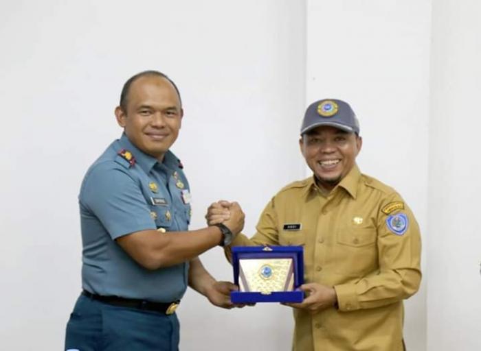 Bupati Labuhanbatu Terima Kunjungan Danlatamal Tanjung Balai